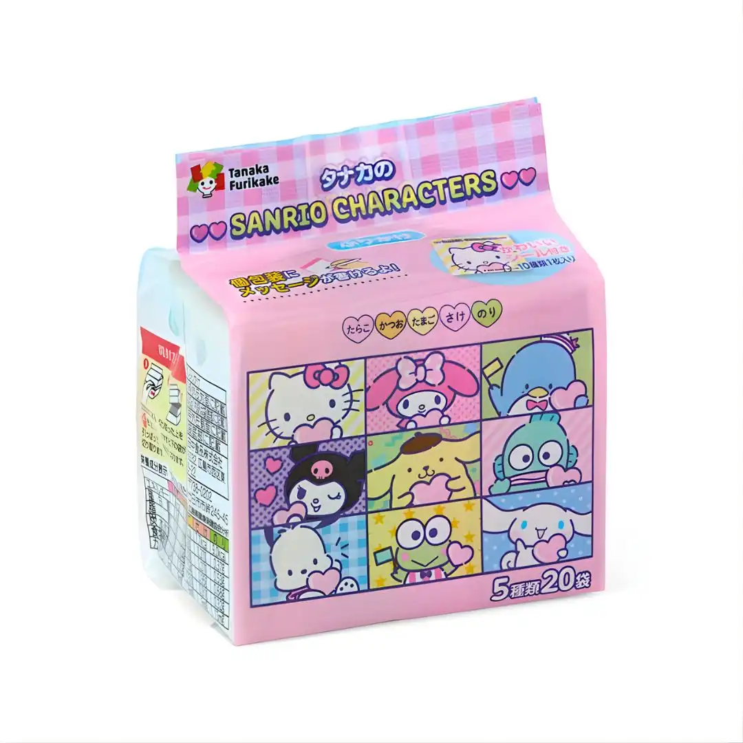 FURIKAKE TANAKA SANRIO PERSONAGENS HELLO KITTY 20 SACHE 40G JAPAO