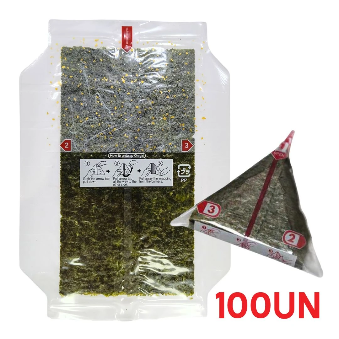 NORI PARA ONIGUIRI GENROKU COM PELICULA PROTETORA 100UN CN