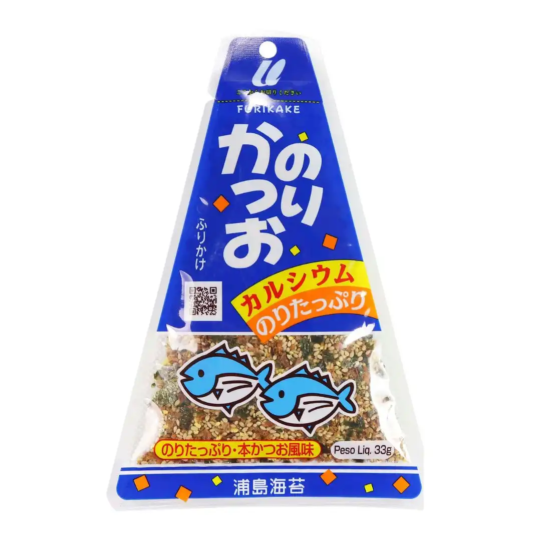 FURIKAKE URASHIMA NORI PEIXE KATSUO TEMPERO ARROZ 33G JAPAO