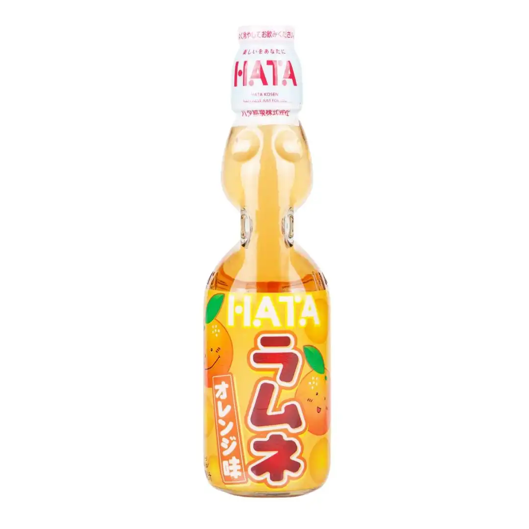 BEBIDA GASEIFICADA RAMUNE HATA TANGERINA 200ML JAPAO