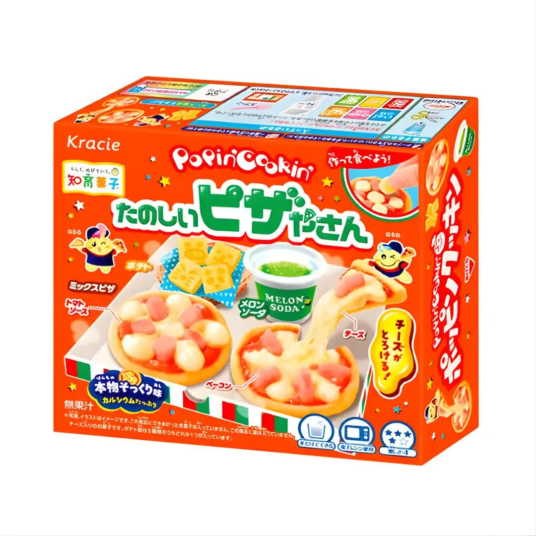 PREPARO P DOCE KRACIE POPPIN COOKIN HAPPY PIZZA SHOP JAPAO