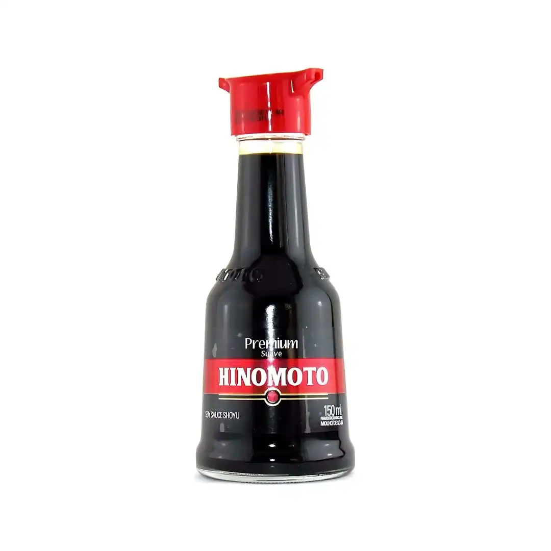 SHOYU HINOMOTO PREMIUM MOLHEIRA VIDRO 150ML