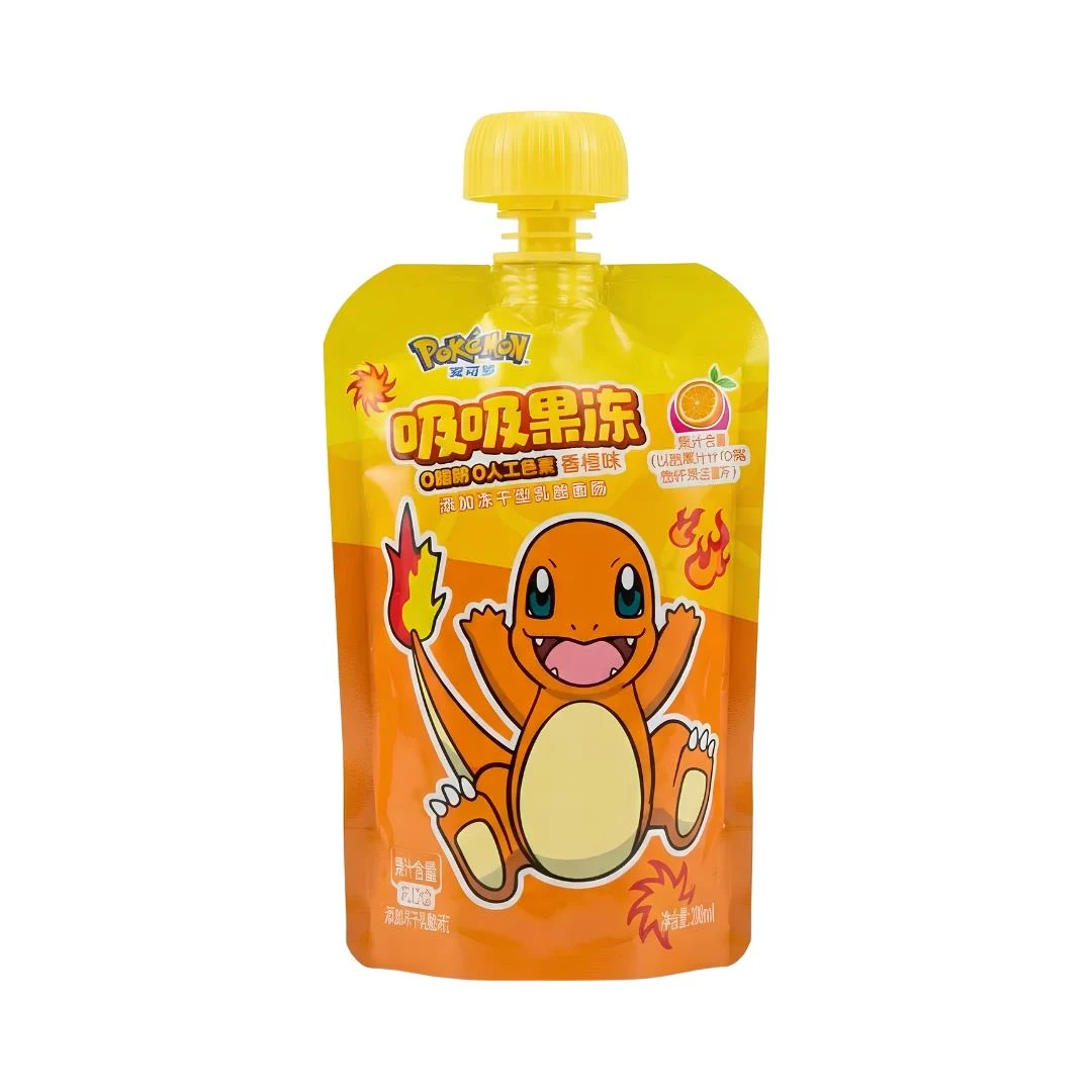 GELATINA LIQUIDA POKEMON CHARMANDER LARANJA 150G CHINA