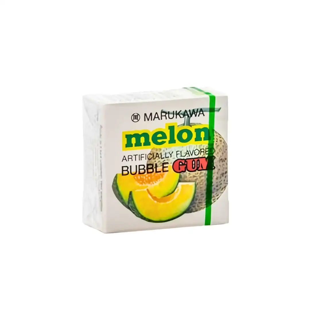 GOMA DE MASCAR MARUKAWA MARBLE GUN MELON 5G JAPAO
