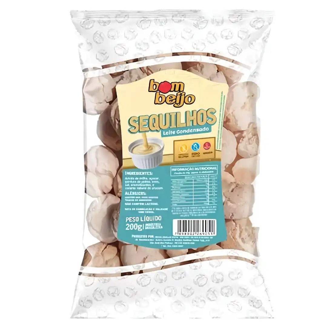 SEQUILHO BEIJO BOM LEITE CONDENSADO 200G ZG ZL