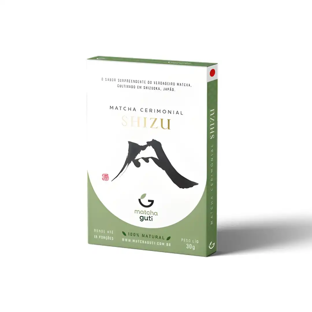 MATCHA GUTI SHIZU CERIMONIAL CHA VERDE EM PO 30G JAPAO