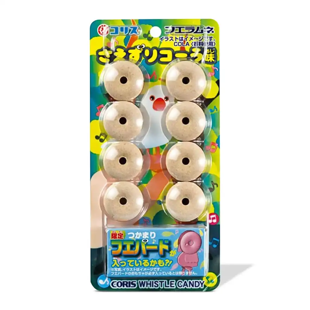 BALA DE APITO CORIS COLA COM BRINQUEDO 22G JAPAO