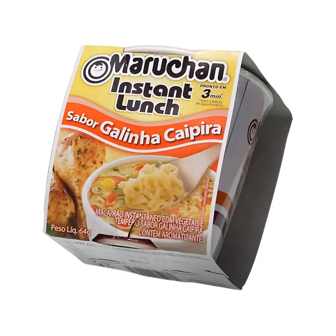 LAMEN INST CUP NOODLES MARUCHAN GALINHA CAIPIRA 64G USA