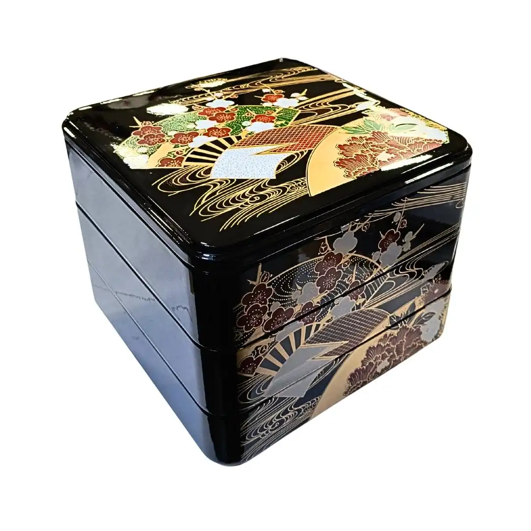 BENTO BOX JUBACO ARTE CHARAO 3 ANDARES LEQUE COD743