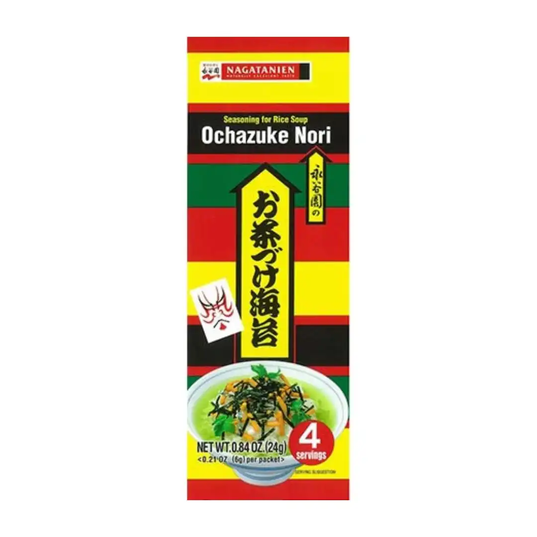 OCHAZUKE NAGATANIEN NORI TEMPERO ARROZ 4UN 24G JAPAO