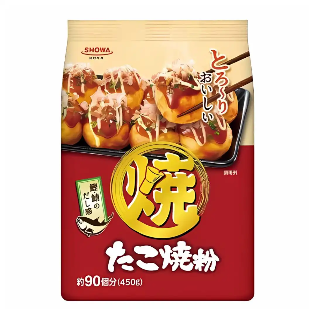 FARINHA PARA BOLINHO TAKOYAKI SHOWA 450G JAPAO