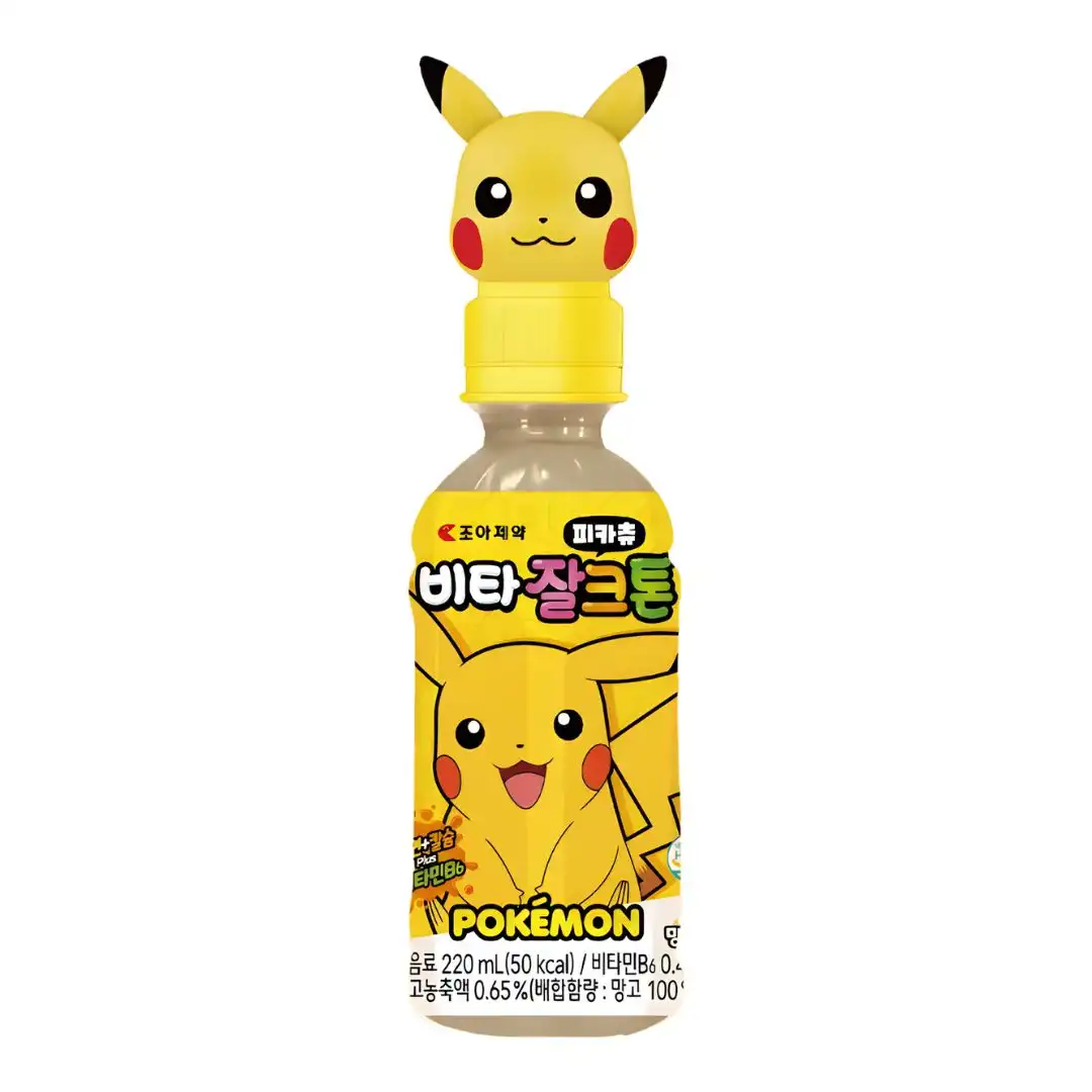 BEBIDA POKEMON PIKACHU VITA JALKTON MANGA 220ML COREIA