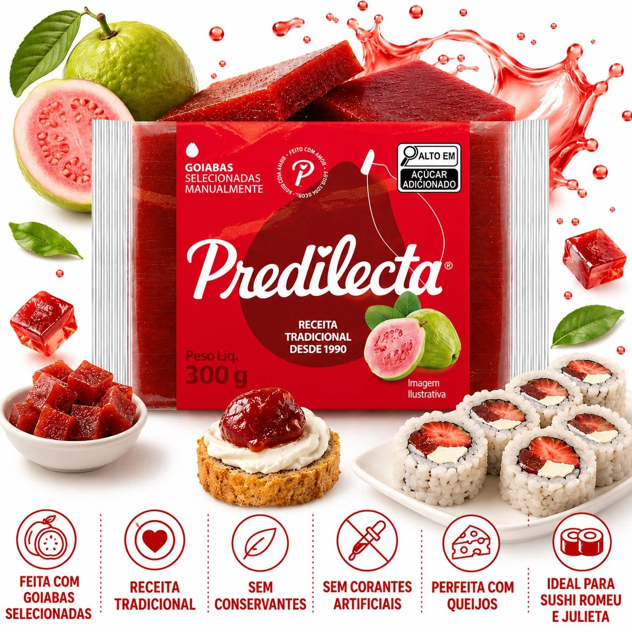 GOIABADA PREDILECTA BARRA 300G