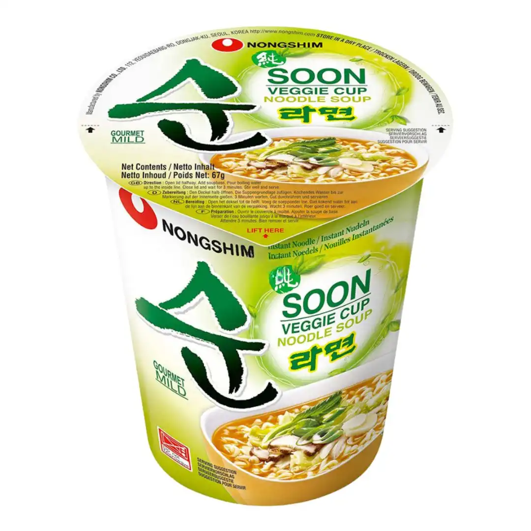 MAC INST NONGSHIM SOON VEGGIE VEGANO PICANTE COPO 67G COREIA