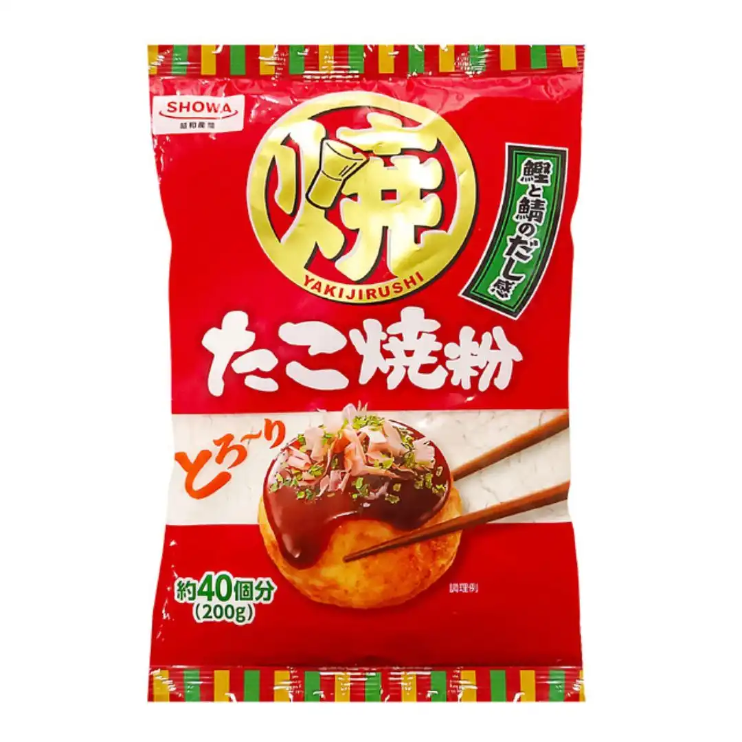 FARINHA PARA BOLINHO TAKOYAKI SHOWA 200G JAPAO