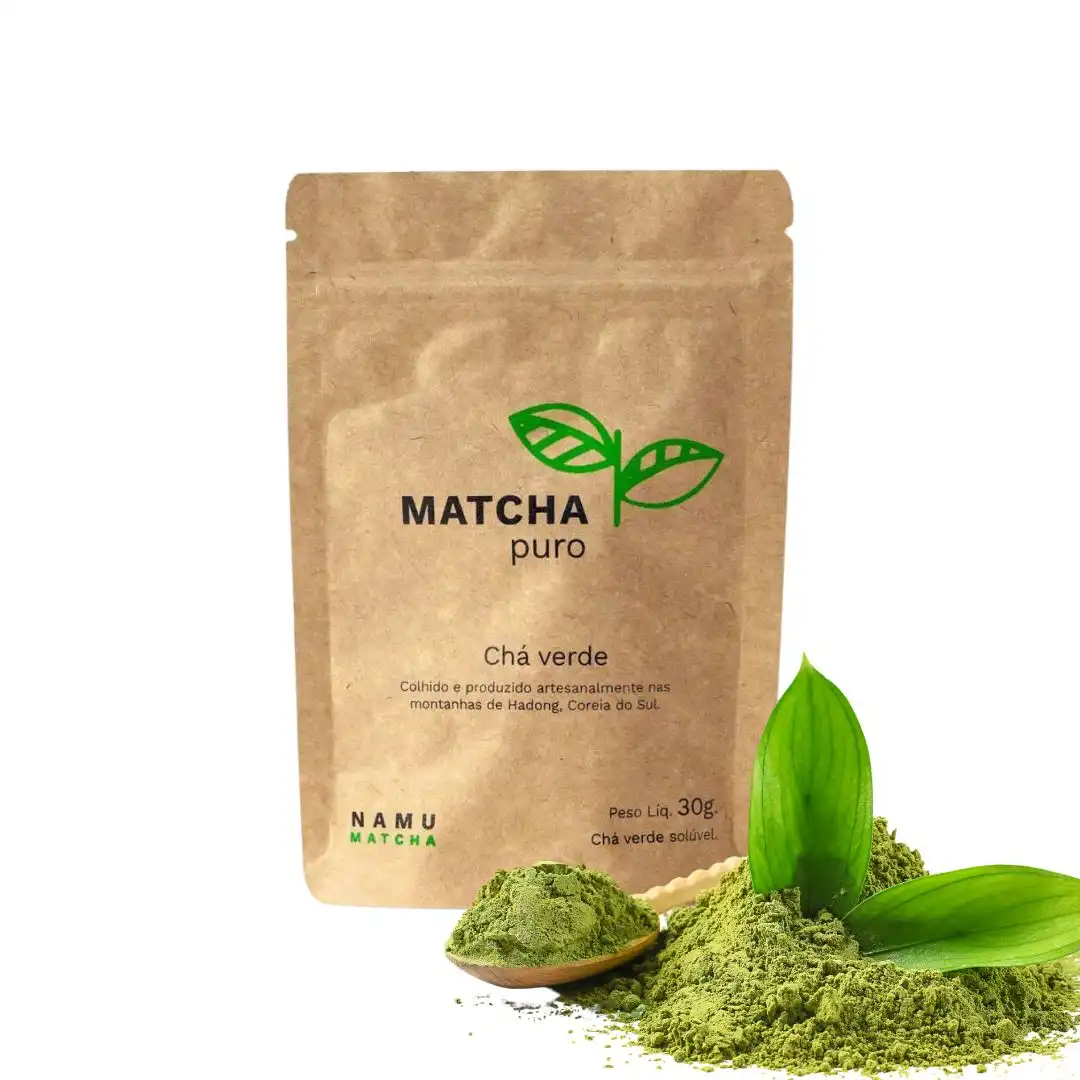 MATCHA NAMU PURO CULINARIO CHA VERDE EM PO 30G COREIA
