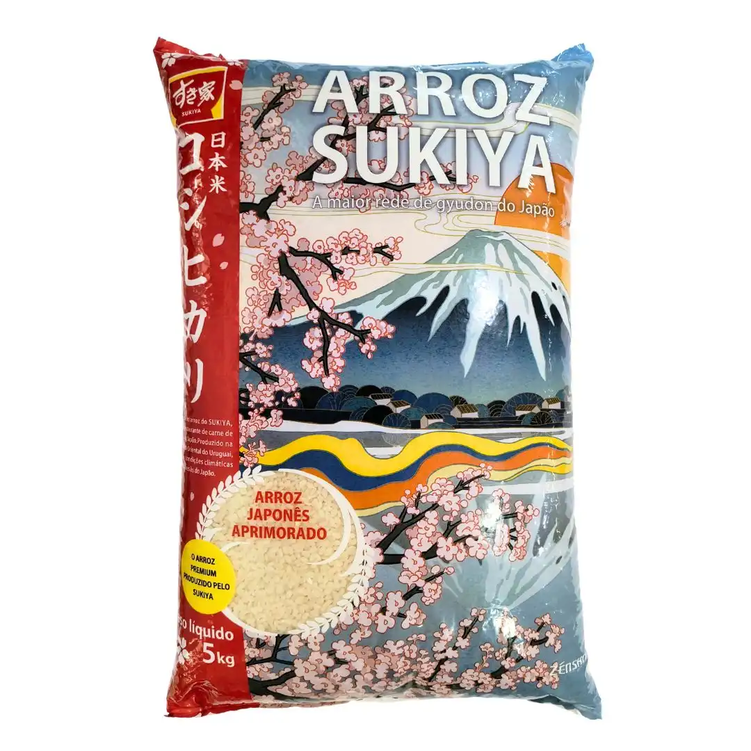 ARROZ ORIENTAL SUKIYA KOSHIHIKARI GRAO CURTO 5KG URUGUAI