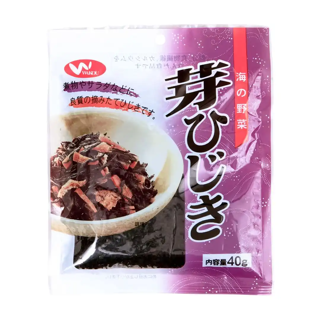 ALGA MARINHA DESIDRATADA HIJIKI WAKOU 40G JAPAO