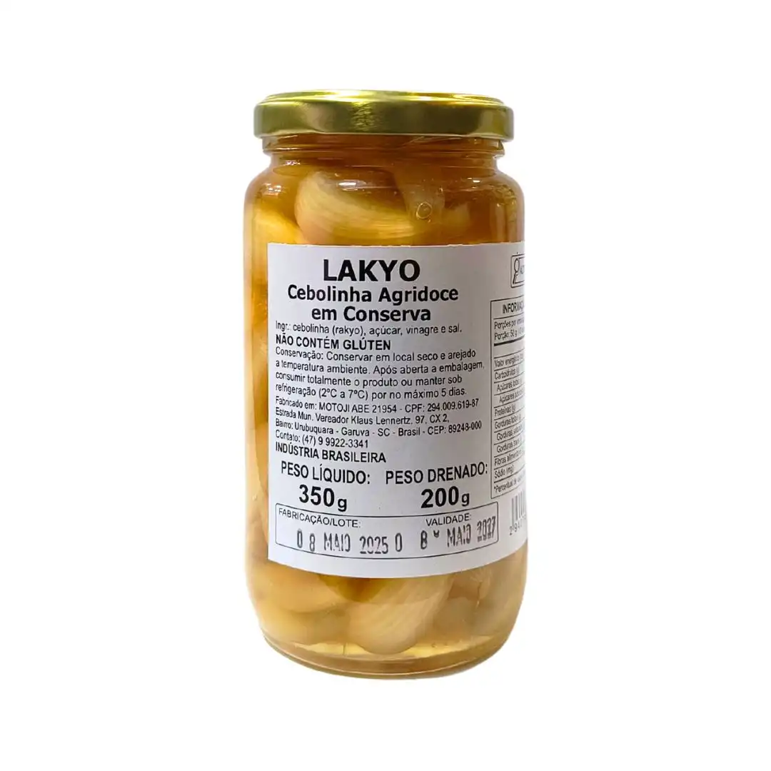 CONSERVA DE CEBOLINHA LAKYO ABE ARTESANAL 200G
