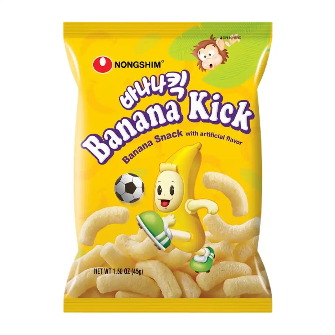 SALGADINHO BANANA KICK NONGSHIM 45G COREIA