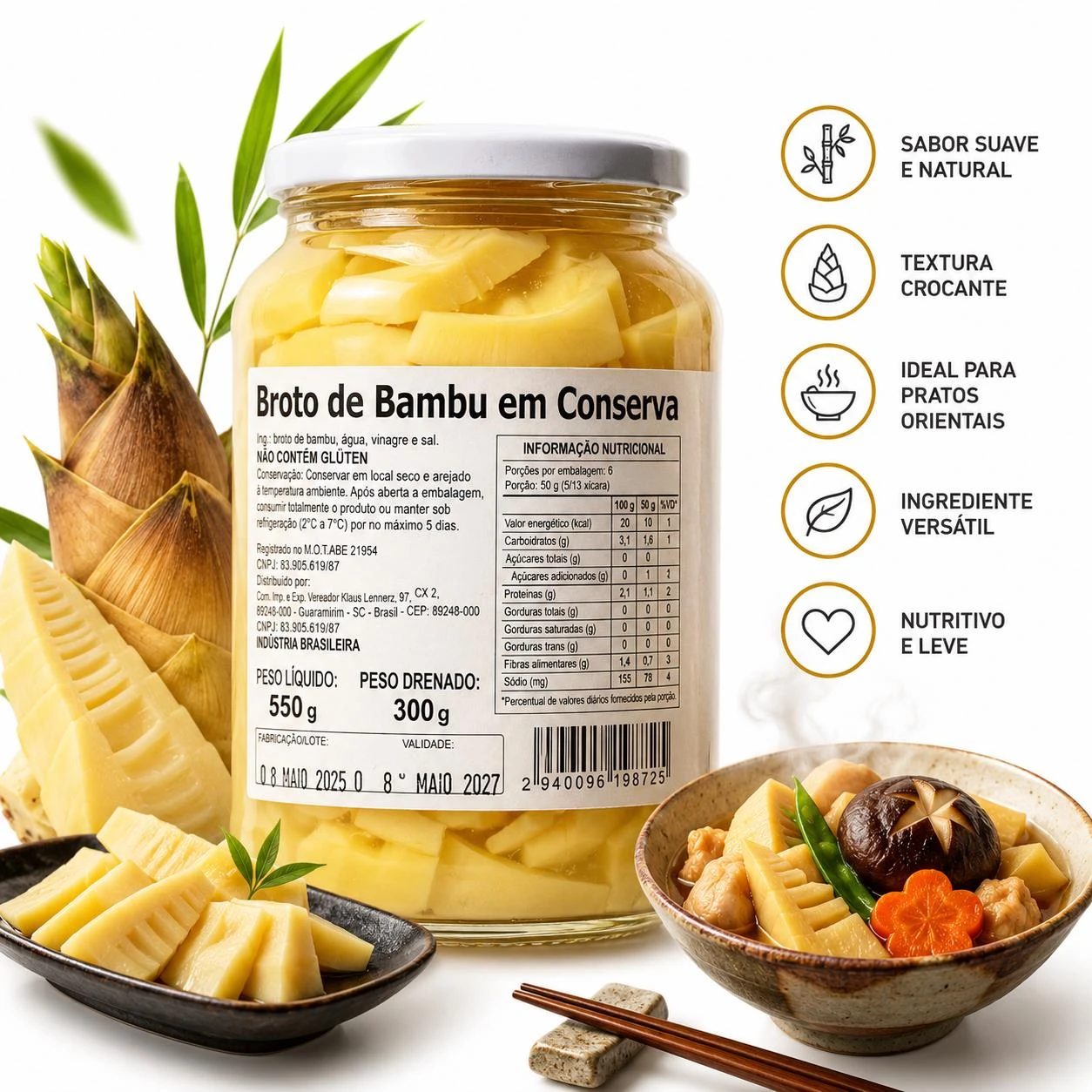 BROTO DE BAMBU TAKENOKO ABE 300G
