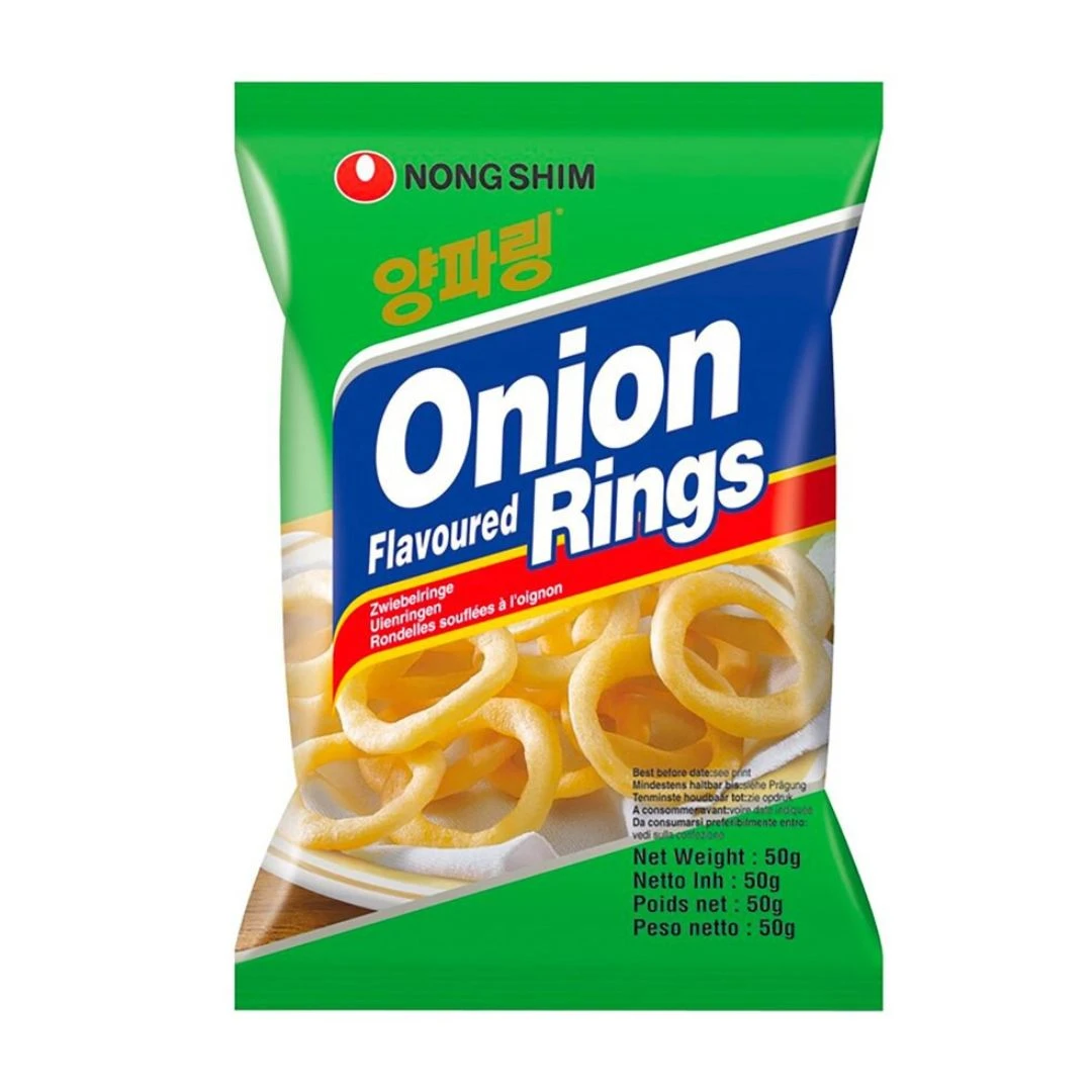 SALGADINHO ONION RINGS NONGSHIM CEBOLA 50G COREIA