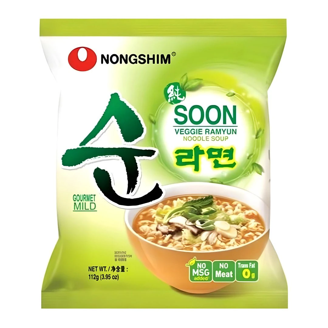 LAMEN INST NONGSHIM SOON VEGGIE PICANTE 112G COREIA