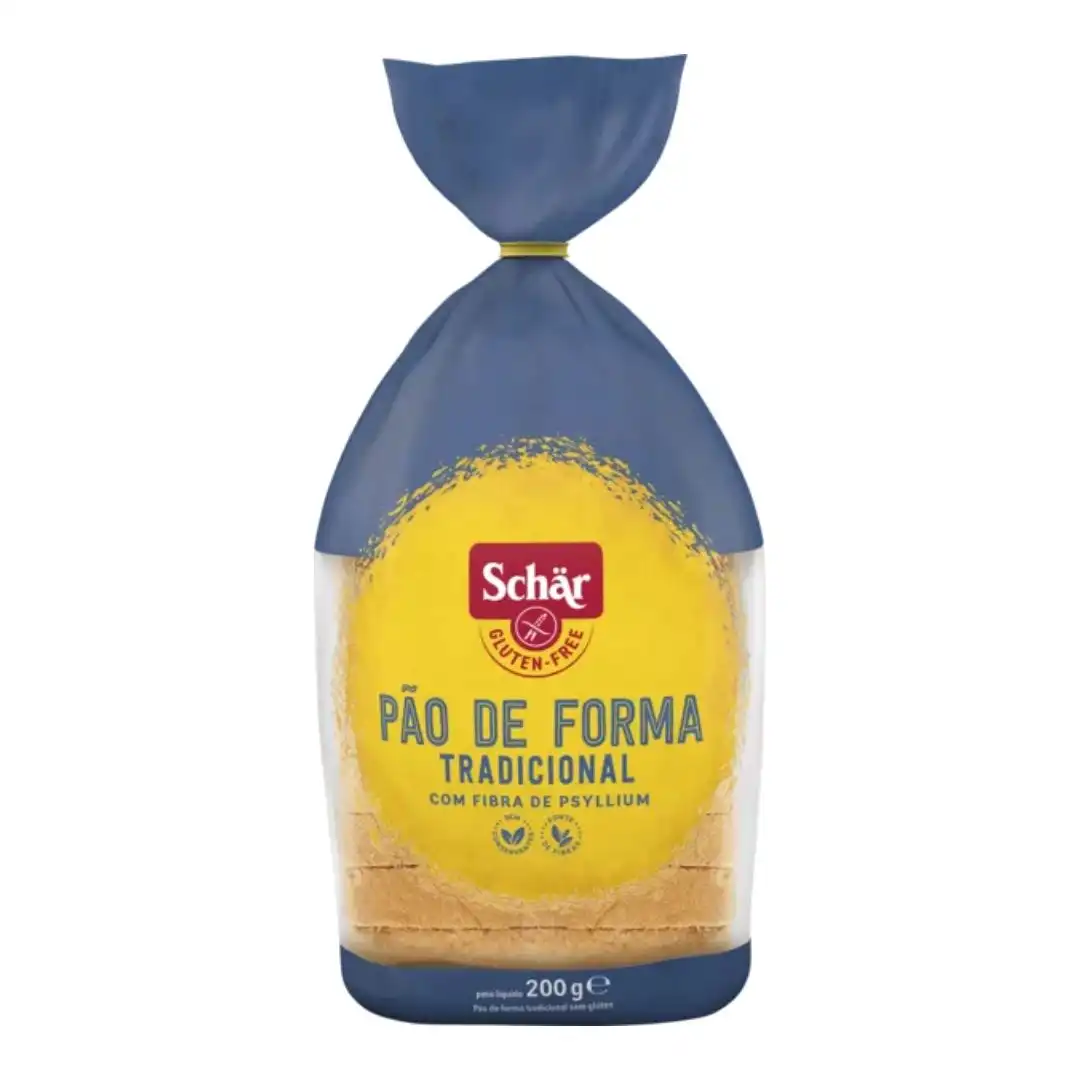 PAO DE FORMA SCHAR TRADICIONAL COM PSYLLIUM SEM GLUTEN 200G