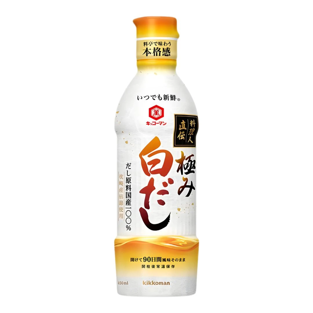 SHIRODASHI KIKKOMAN CALDO BASE CONCENTRADO 450ML JAPAO