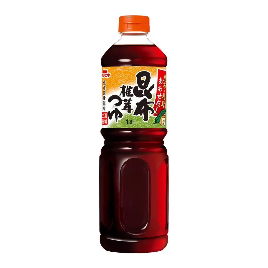 KOMBU SHIITAKE TSUYU ICHIBIKI CALDO BASE CONCENTRADO 1L JAPAO