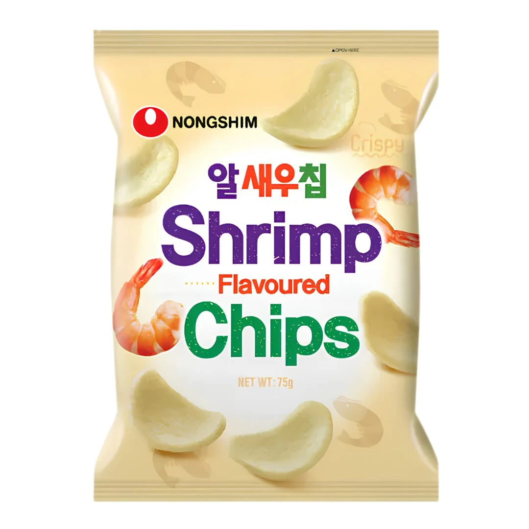 SALGADINHO SHRIMP CHIPS NONGSHIM CAMARAO 45G COREIA