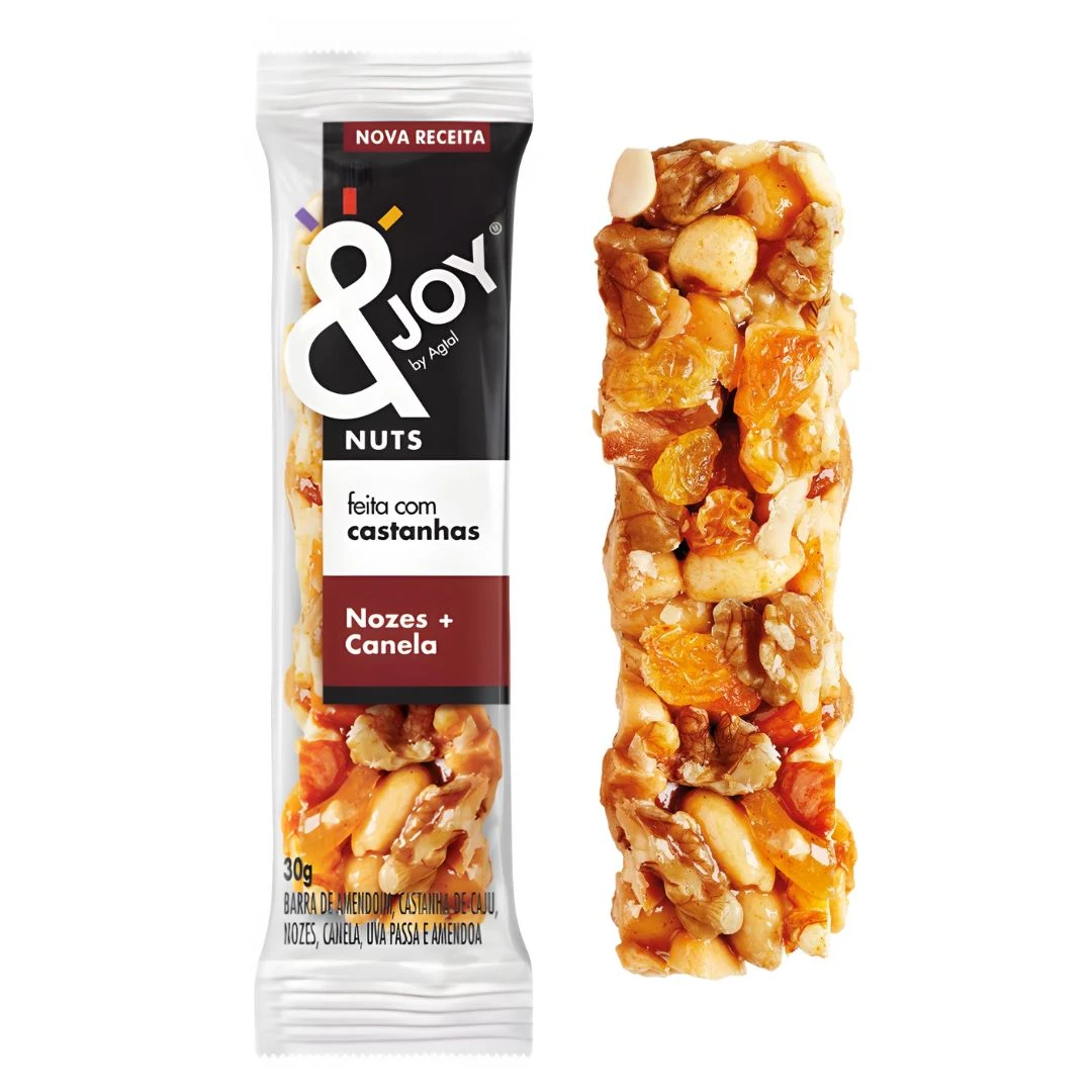 BARRA MIXED NUTS &JOY NOZES + CANELA 30G