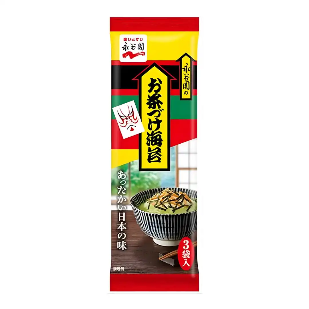 OCHAZUKE NAGATANIEN NORI TEMPERO ARROZ 3UN 18G JAPAO