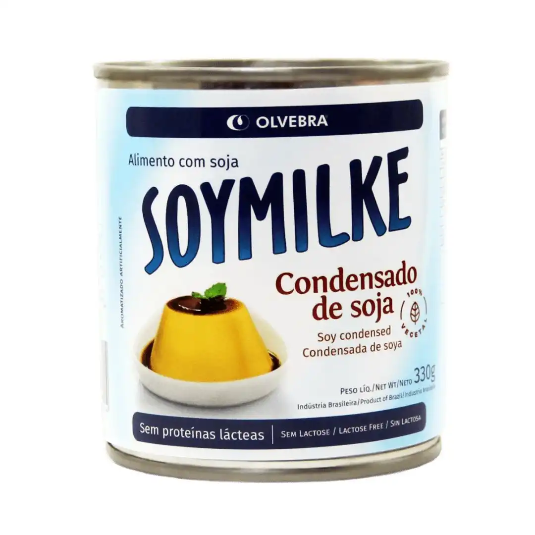 CONDENSADO DE SOJA SOYMILKE LATA 330G SEM LACTOSE SEM GLUTEN