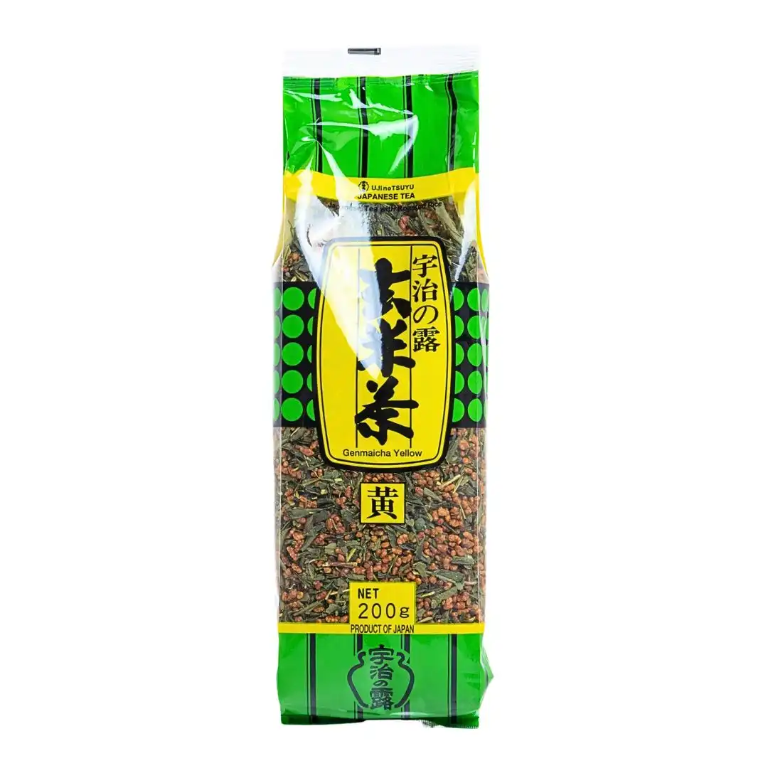 CHA VERDE COM ARROZ TORRADO GENMAICHA YELLOW UJI 200G JAPAO