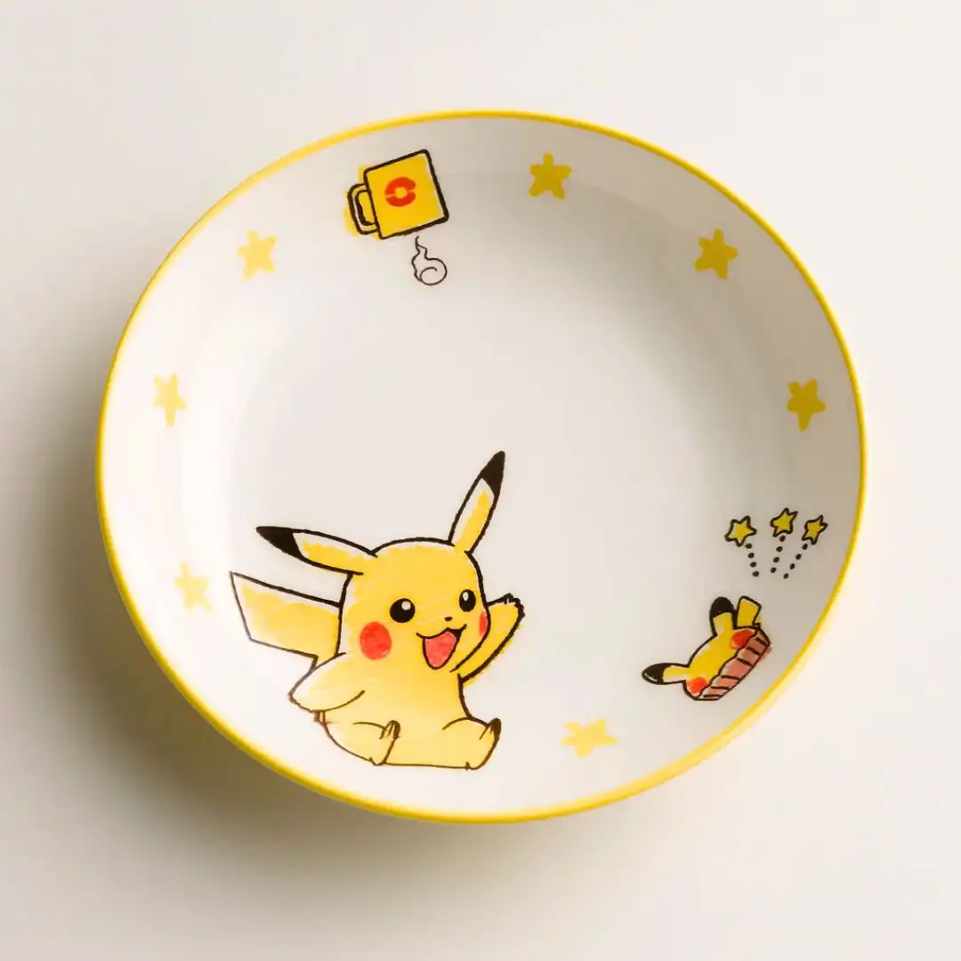POKEMON PIKACHU PRATO FUNDO PORCELANA SHUNXIANG 18,5CM CHINA