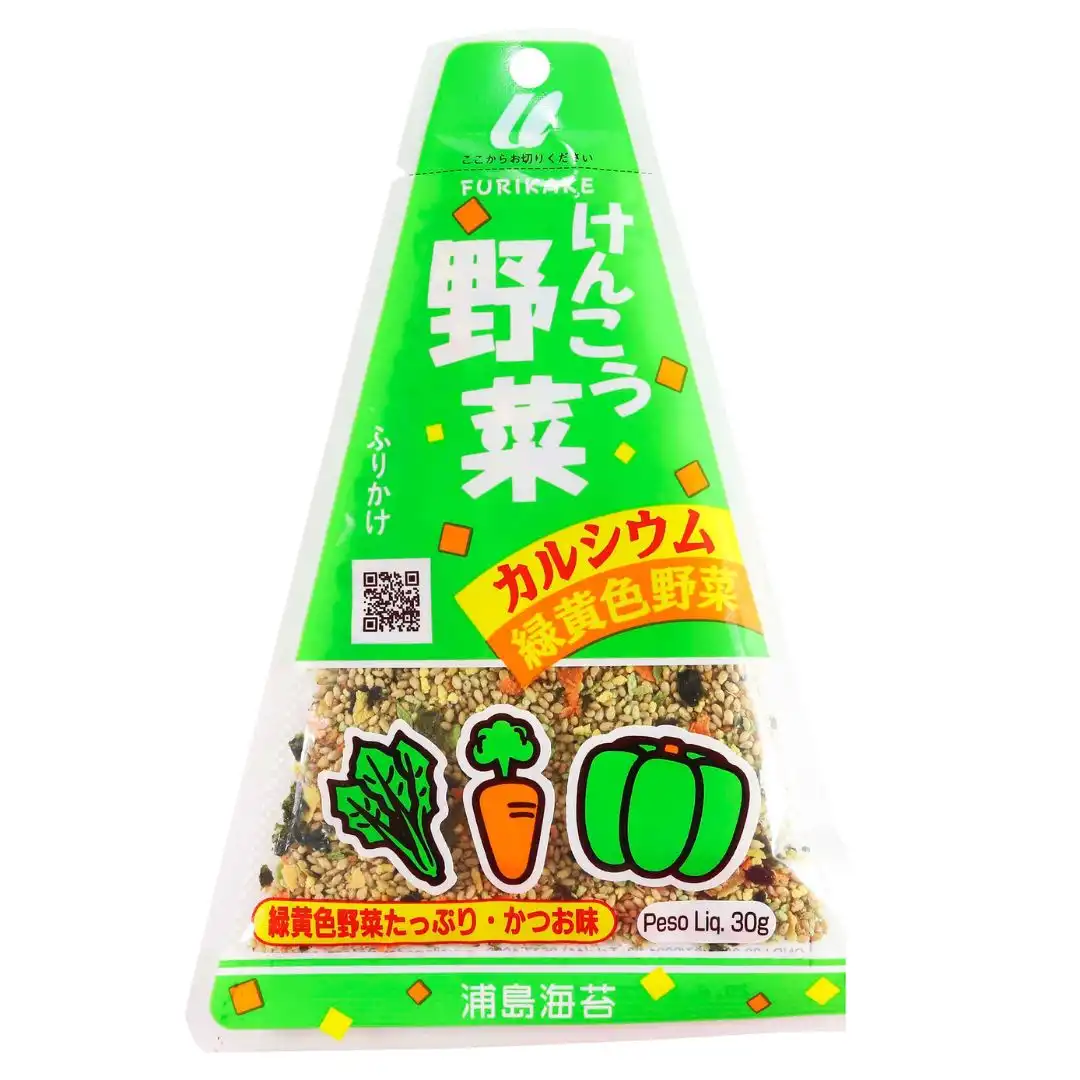 FURIKAKE URASHIMA YASAI LEGUMES TEMPERO ARROZ 30G
