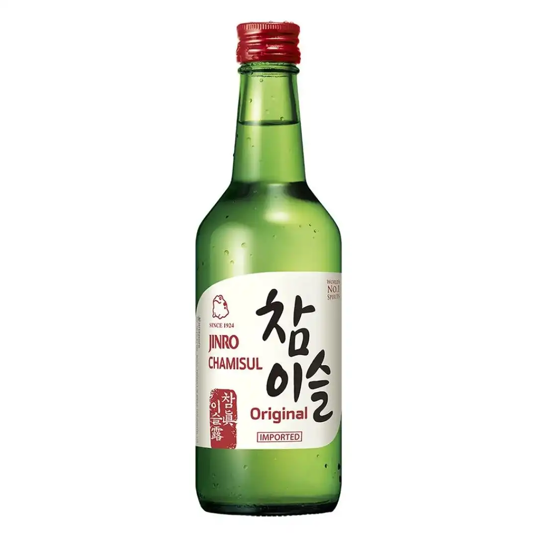 DESTILADO SOJU JINRO CHAMISUL ORIGINAL 360ML COREIA