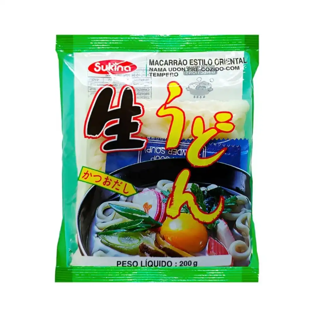 MACARRAO PRE-COZIDO NAMA UDON SUKINA COM TEMPERO 200G COREIA