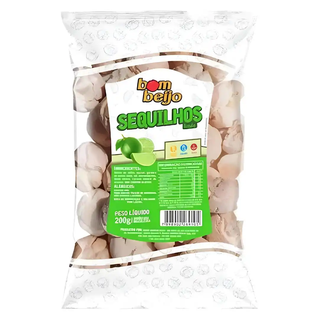 SEQUILHO BEIJO BOM LIMAO 200G ZERO GLUTEN ZERO LACTOSE