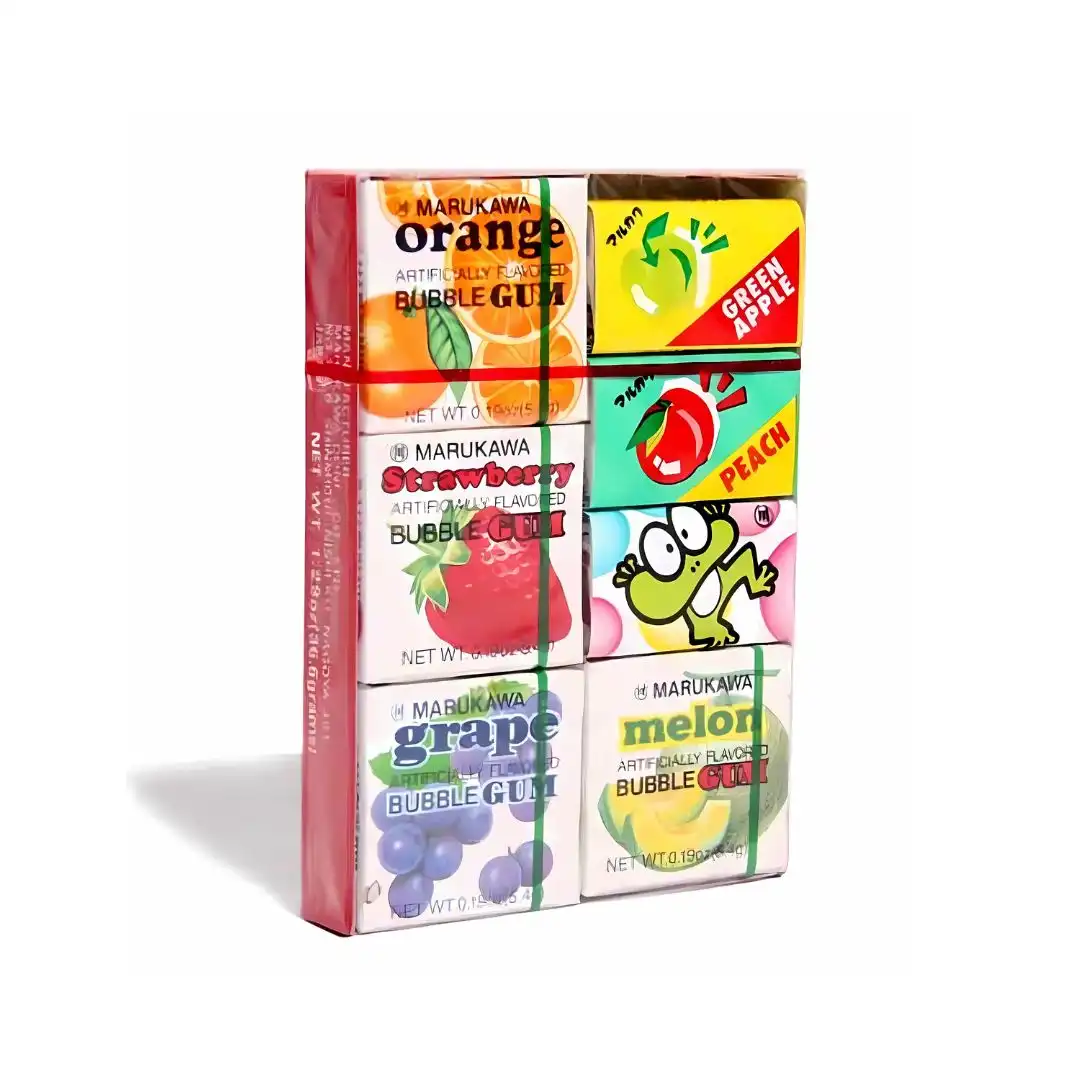 GOMA DE MASCAR MARUKAWA KIT SORTIDO 36,6G 7UN JAPAO