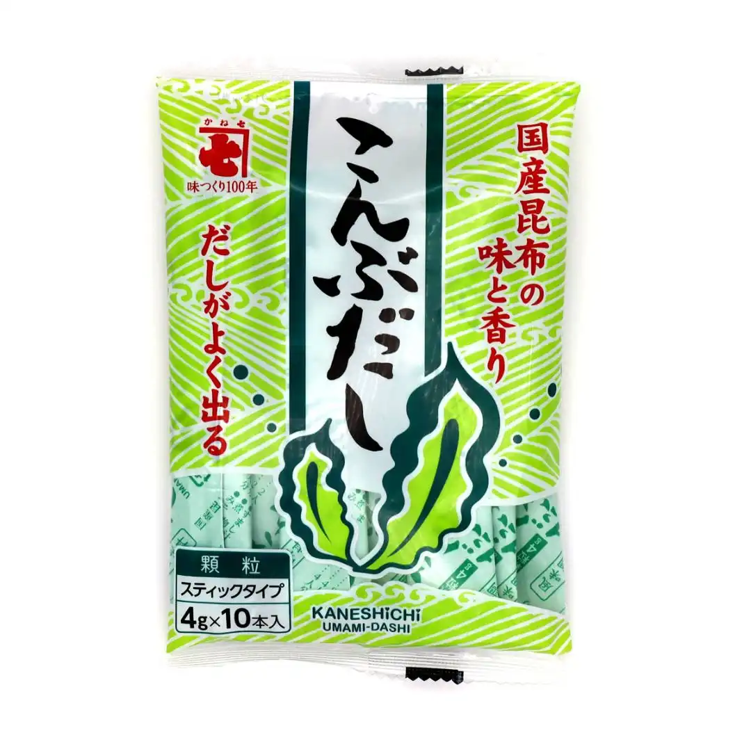 KOMBU DASHI KANESHICHI TEMPERO DE ALGA 40G 10UN JAPAO