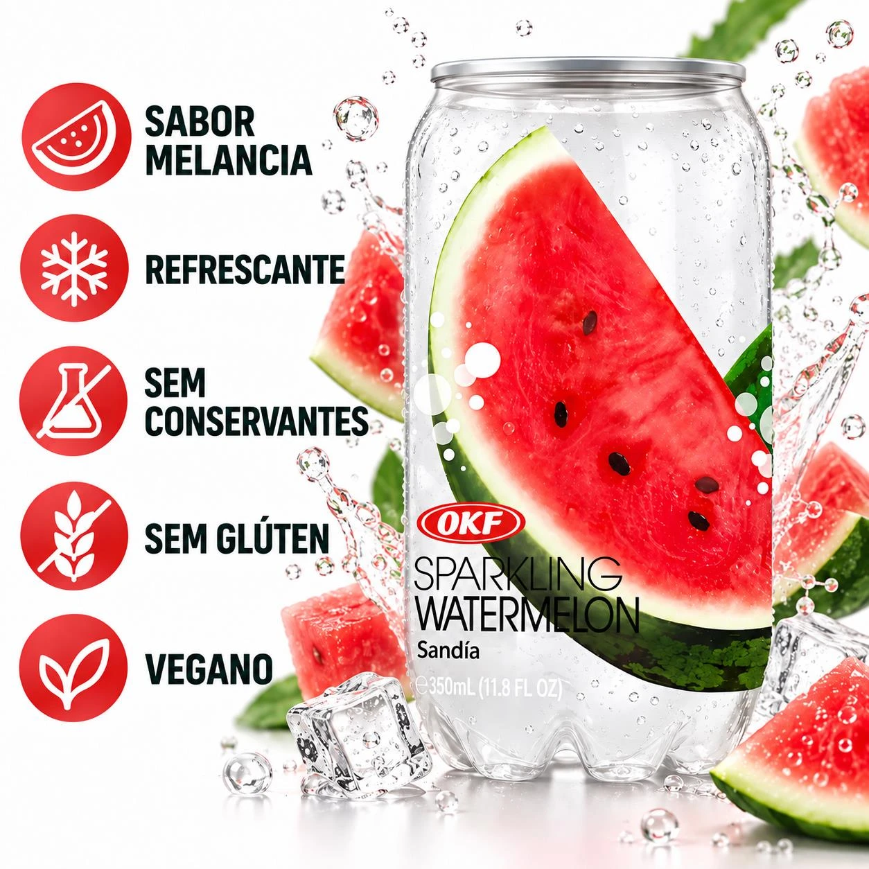 REFRI OKF MELANCIA 350ML SPARKLING WATERMELON PETCAN COREIA