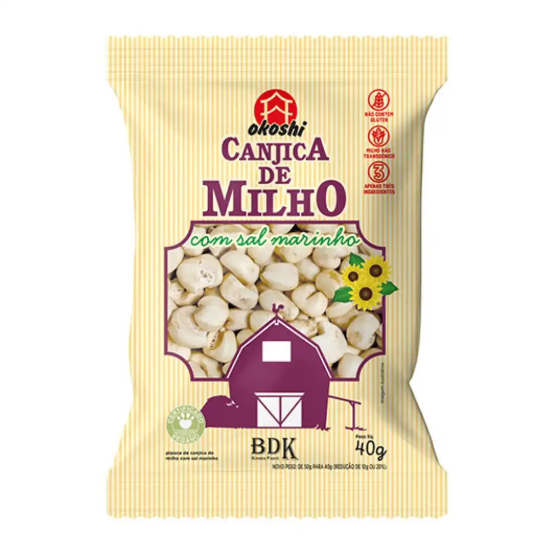 CANJICA DE MILHO OKOSHI SAL MARINHO 50G