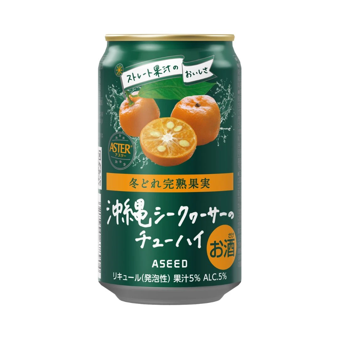 BEBIDA CHU-HI ASEED OKINAWA SHIKUWASA LIMAO 350ML JAPAO