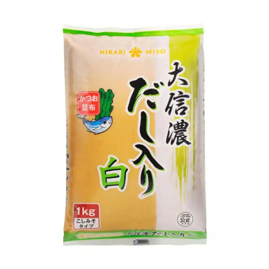 MISSO BRANCO COM DASHI DAISHINANO IRI WHITE HIKARI 1KG JAPAO