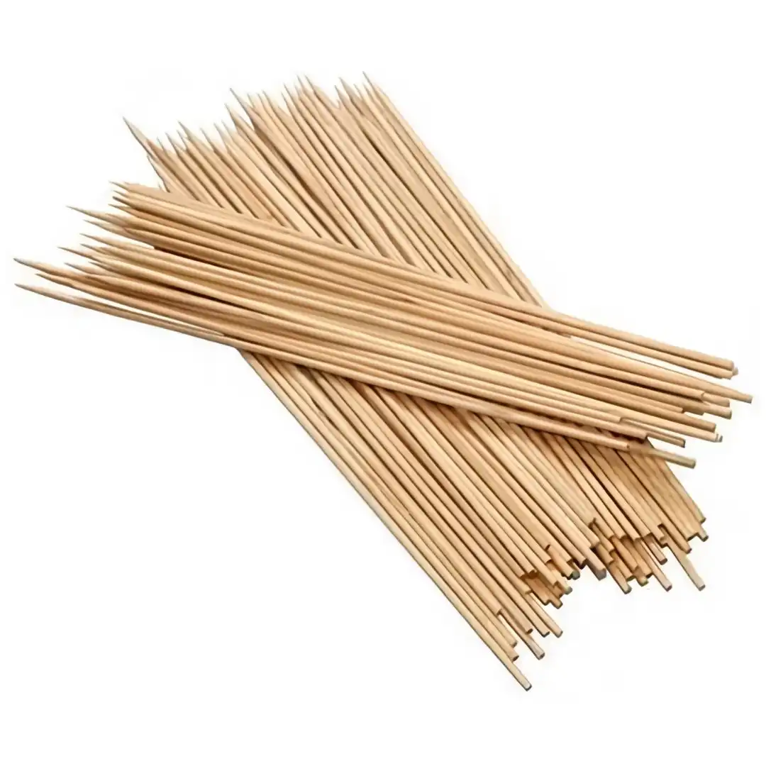 ESPETO DE BAMBU BAMBOO SKEWERS 18CM 100UN CHINA