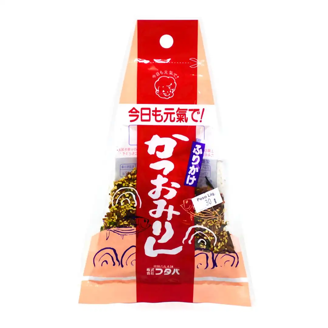 FURIKAKE FUTABA KATSUO MIRIN TEMPERO ARROZ 30G JAPAO