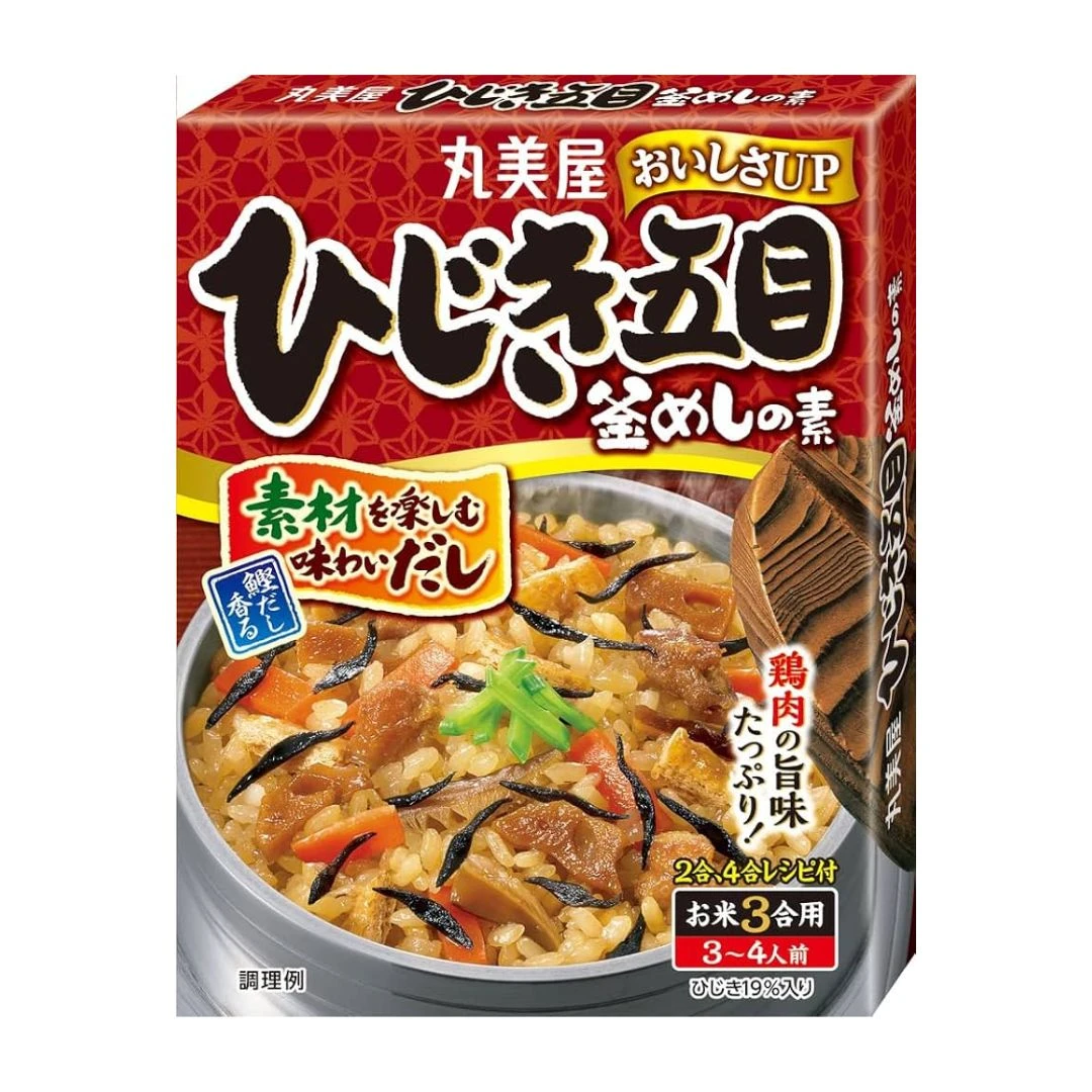 PREPARO PARA ARROZ KAMAMESHI MARUMIYA HIJIKI GOMOKU 215G JAP