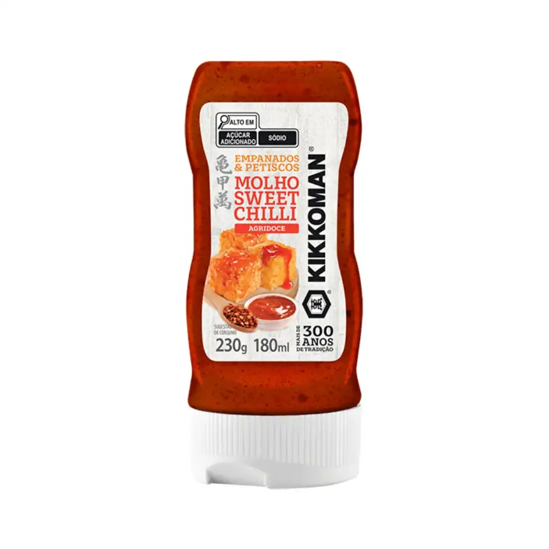 MOLHO SWEET CHILLI KIKKOMAN EMPANADOS E PETISCOS 180ML